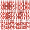 376 Pcs 24 Sheets Large Letter Stickers Glitter Big Font