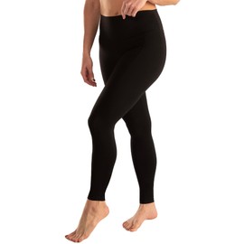 LUMANA Leakproof Womens Leggings: Bladder Control Athletic Bottoms - Leggings with Pockets Designed with Built-in Bladder Leakage Pads for Women (Black, 3X)