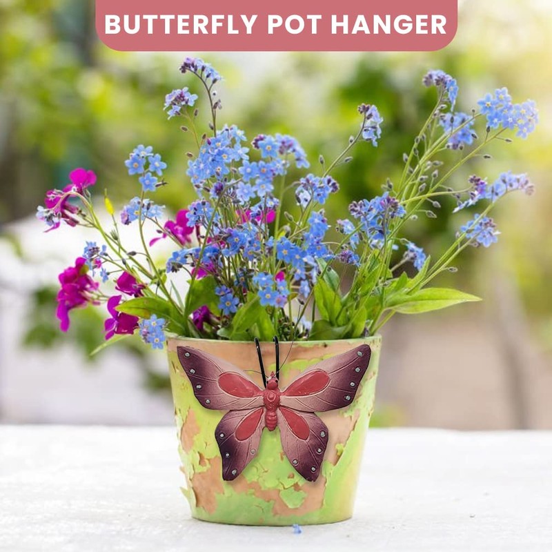 schone Butterfly Flowerpot Hanger – Durable, Sturdy and Lightweight –
