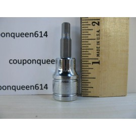 KOBALT 338183-0622, 3/8" Drive Hex Bit Socket H5mm - Brand New