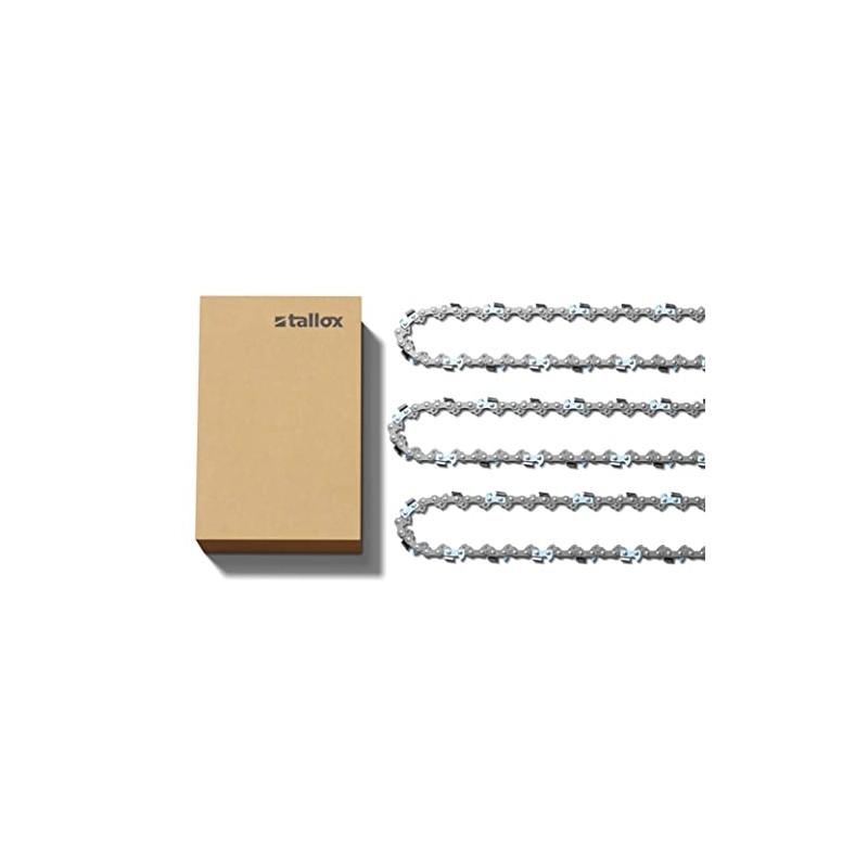 3 tallox Saw Chains 1/4 Inch 1.1 mm 64 TG