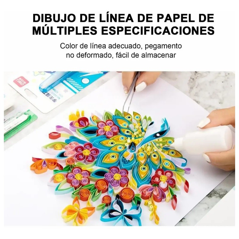 Kits De Filigrana De Papel Con Herramientas Y Tiras De