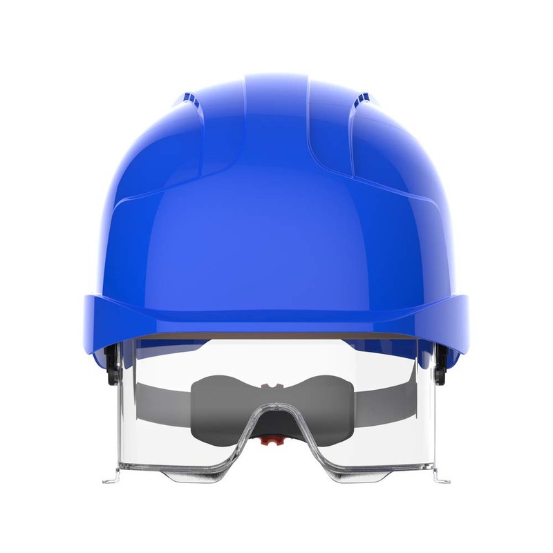 JSP EVO VISTAlens EN 397 Safety Helmet with Integrated Eyewear