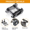 PAGOW 15pcs 40 Roller Chain Connecting Links, Master Connector Link,
