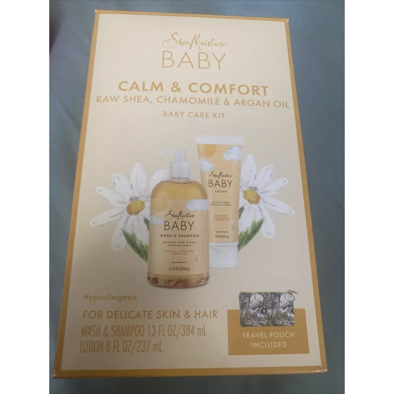 Shea Moisture Baby Calm & Comfort Baby Care Kit Wash