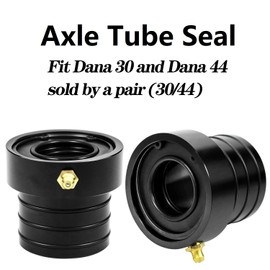 Axle Tube Seal Pair MG21103 Front Outer Axle Seals Dana 30/44 for Jeep JKUR Jeep Wrangler YJ JK TJ XJ ZJ MJ 2PCS-Black