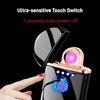 NINSI Spinning Arc Lighter, Windproof Flameless Electric Lighter, Touch Sensor