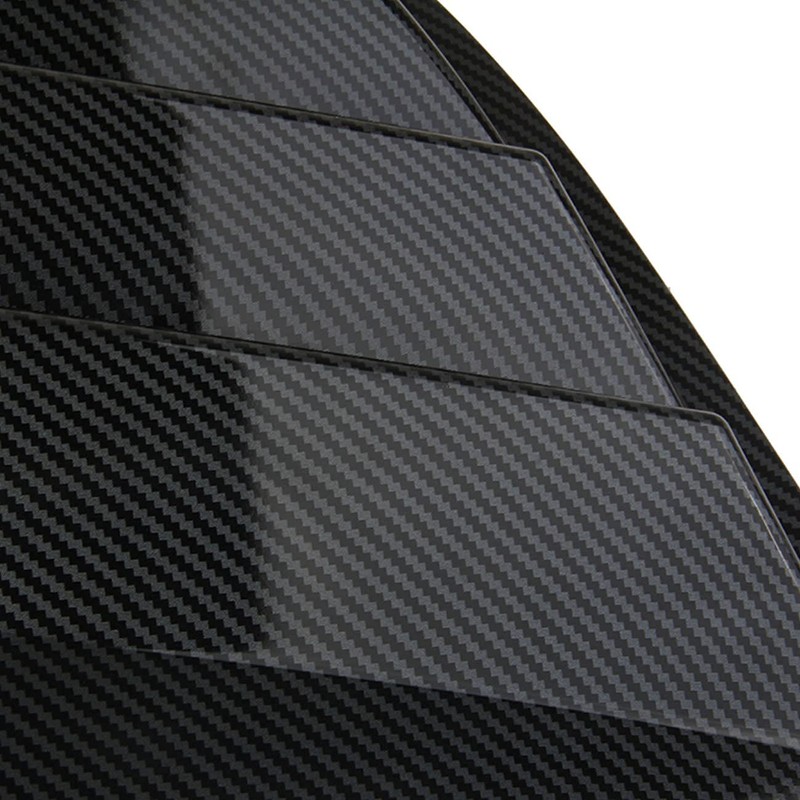 Carbon Fiber Side Window Louvers Air Vent Scoop Shades Cover