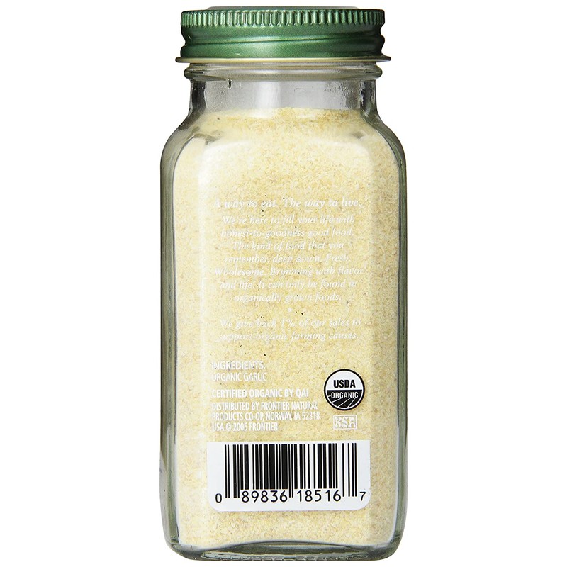 Simply Organic Garlic Powder Certified Organic, 3.64-Ounce Container