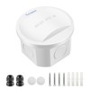 Tavonuxt Waterproof Electrical Junction Box (D3.1 x H2) with 4