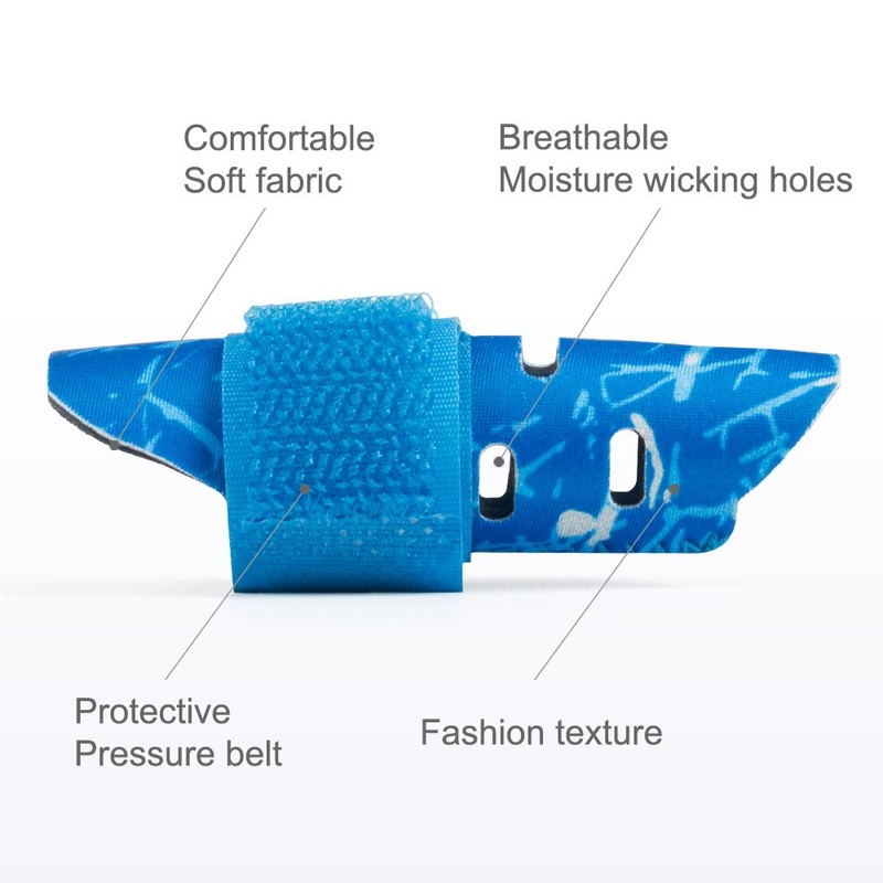 Kuangmi Finger Sleeve Support Protector and prevents Injuries During Sport,