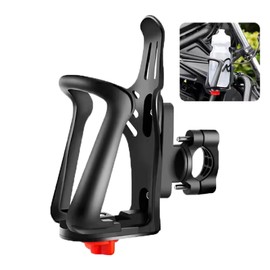 Fleymu Flaschenhalter Fahrrad, Einstellbare Getränkehalter Fahrrad Geeignet für 55-75mm Wasserflaschen, Trinkflaschenhalter Fahrrad für Rahmen und Lenker, Passend für Fahrrad, MTB, Kinderwagen, Roller