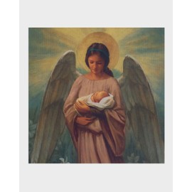 UK Greetings Multipack of 8 Christmas Cards for Him/Her/Friend - Religious Design