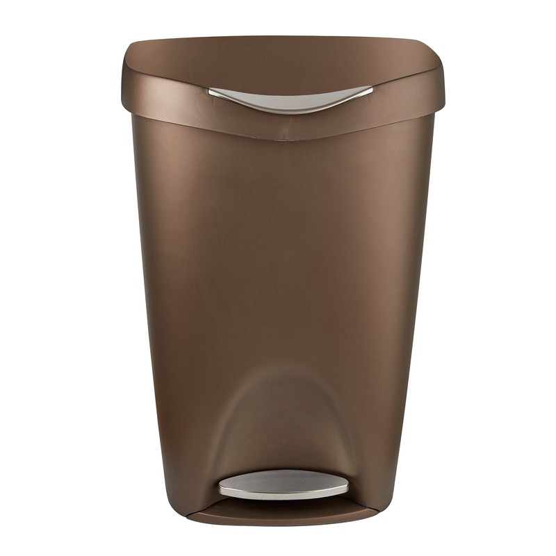 Umbra 084200-125 , Bronze Brim Large Kitchen Trash Stainless Steel