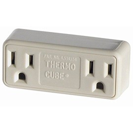 Thermo Cube Model TC-3: Thermostatically Controlled Outlet - On at 35-Degrees/Off at 45-Degrees