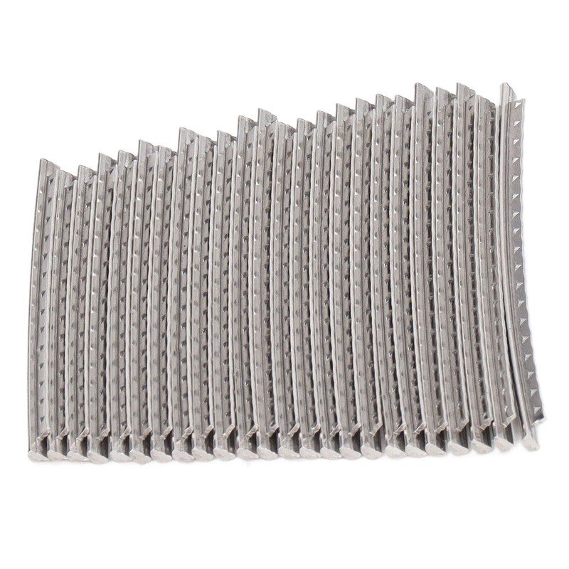 24Pcs Guitar Fret Wire 2.7mm 24 Frets Stainless Steel Fretwire