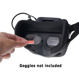 For DJI 2x Heavy-Duty Hardness Tempered Glass Screen Protector for DJI N3 Flight Goggles