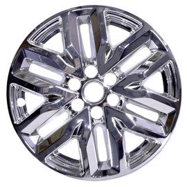 Fuel Rider Set of Four (4) 18 inches Chrome ABS Wheel Skins Impostors Wheel Covers Compatible with 2017-2019 GMC Acadia Wheels- Auto Tire Replacement Cap Cover