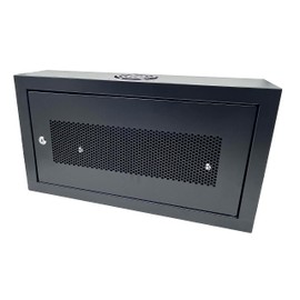 CNAweb 6U 19" Slim SoHo Wall Mount Rack Cabinet Enclosure 6" Depth - Black
