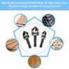 Hocansen 3 Piece Hex Countersink Drill Bit Set 5 Flutes