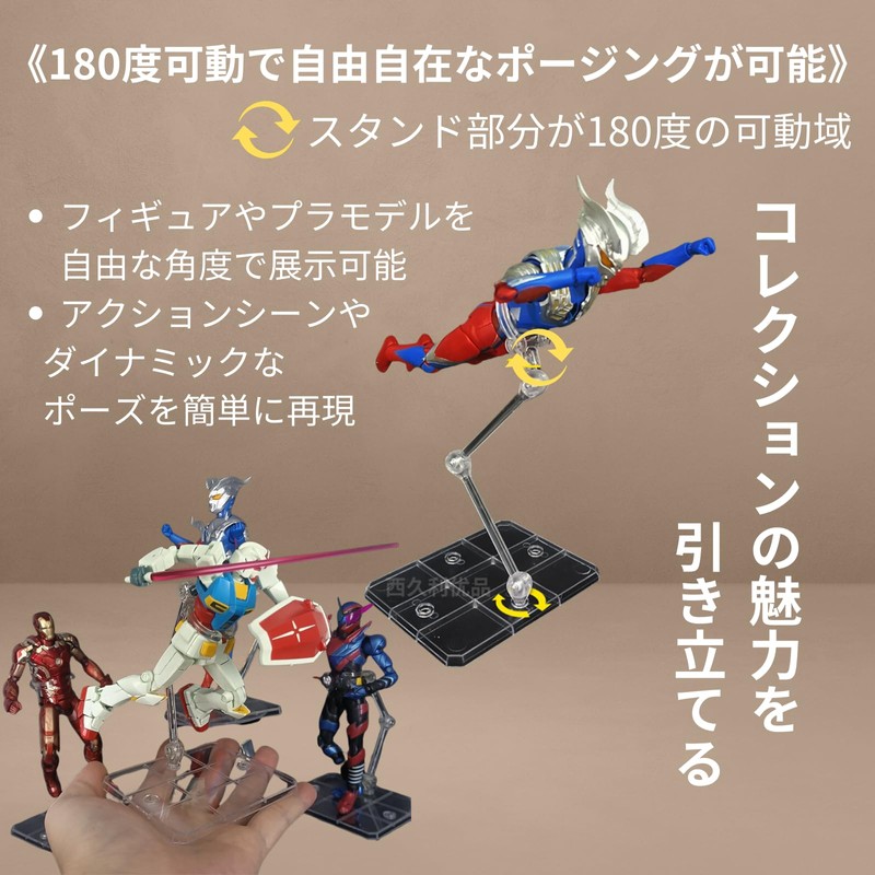 Aristal Figure Stand, Plastic Model Display Stand, For Exhibition, 180