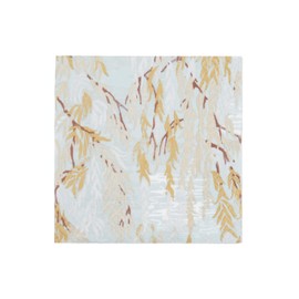 Caspari Willows Silver Cocktail Napkins - includes 20 Cocktail Napkins