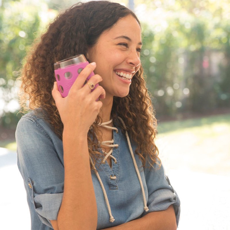 Lifefactory Wine Glass with Protective Silicone Sleeve, 4 Count (Pack