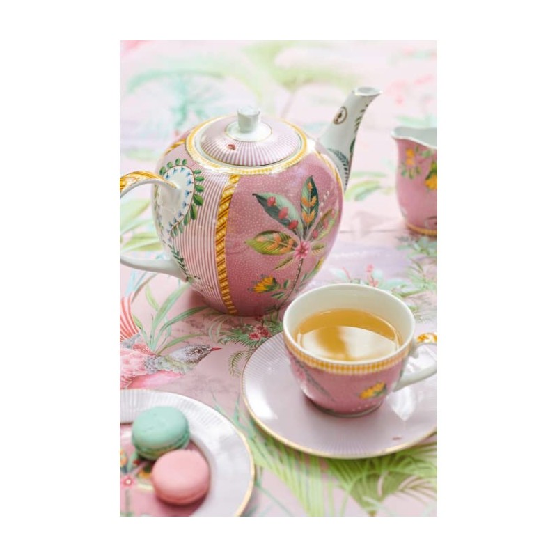 Pip Studio La Majorelle Cup & Saucer | Pink -