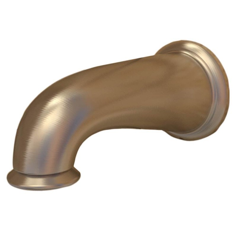 Danco 10319 Decorative 8-Inch Tub Spout, Brushed Nickel, 8 Inches/Pull
