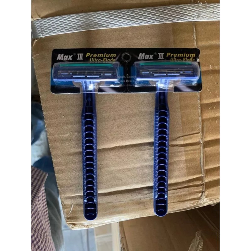 Max Rastrillo Desechable Económico 3 Hojas Max 3