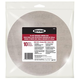 Hyde 09921 9" Disk Abrasive Sanding Net, 180 Grit, 10 Pack