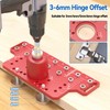 Shelf Pin jig, 2 in 1 Hinge Jig Self-Contained Clamping