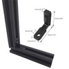 20set Black 2020 Series L-Shape Interior Inside Corner Connector Joint