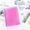 BAOFALI A5 6 Ring Binder Cover Clean Transparent Soft PVC