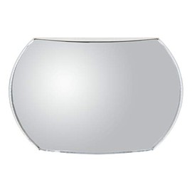 RETRAC 604770 4 x 5-1/2-Inch Rectangular Plastic Stick-On Blind Spot Mirror, Convex Glass