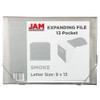 JAM PAPER Accordion Folders - 13 Pocket Plastic Expanding File