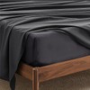 AL NOOR HOME Premium Charcoal Fitted Sheet - 100% Pure