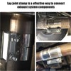 Vechkom 2.0 Inch Exhaust Clamp Butt Lap Joint Band Clamp