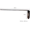 Wake Industry BS-728 Auxiliary Metal Fittings, Stainless Steel NO106, 30X100