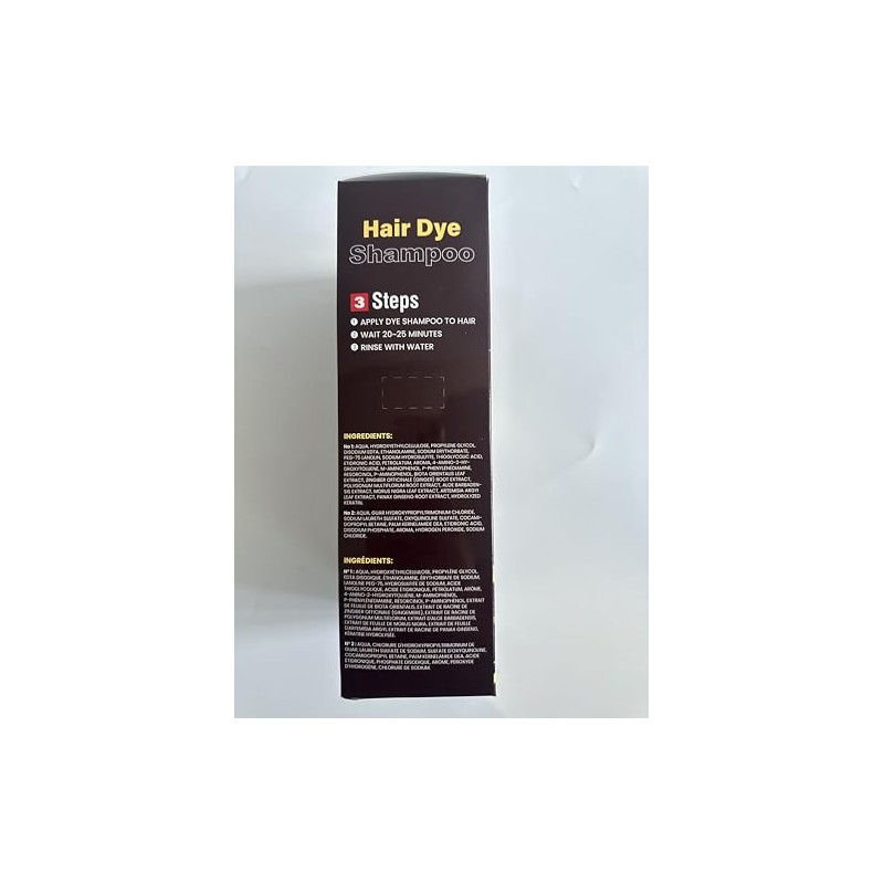 Champú para teñir el cabello 3 en 1 para cabello