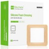 NeuHeils Silicone Foam Dressing with Gentle Border 4''x4'', 20 Pack