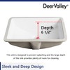 DeerValley DV-1U101 Ally Undermount Bathroom Sink Rectangular, 21'' x 15''