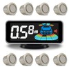 Car 8 Parking Sensors Kit Assist System Reverse Front and
