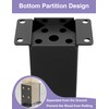 PGGP 2 PCS Metal 6×6 Post Base, Inner Size 5.6"x5.6"