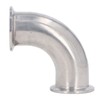 Sanitary Elbow Fitting 90° Stainless Steel Good Sealing Rustproof Pipe