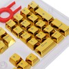 104Pcs Keycaps Metallic Durable Stable TwoTone Translucent Backlit Mechanical Keyboard