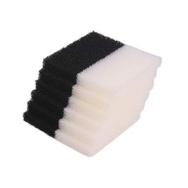 INGVIEE Compatible Foam Filter Pad Carbon Foam Set for Interpet PF3 Filter (6x Plain and 6x Carbon)
