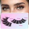 Losha Lashes 6 Pairs Fluffy False Eyelashes for Women 20mm