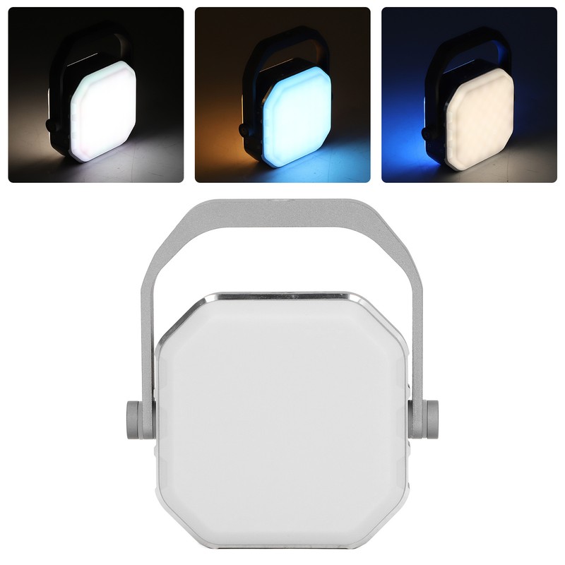 Retro Rechargeable LED Camping Lantern Octagonal Outdoor Camping Lamp Hanging