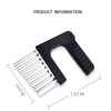 Crinkle Chip Cutter, Potato Chipper with Handle, French Fries Cutter,